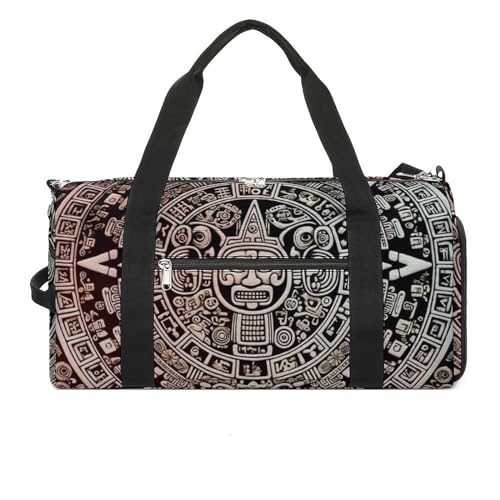 Turnbeutel Maya Kalender Ende der Welt Bedruckte Seesack Yogatasche Rucksack Seesack Klein Turnbeutel für Damen und Herren Stil One Size Gym Bag, Stil:, Einheitsgröße, Turnbeutel von LYHVSFZQ