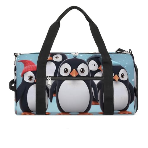 Turnbeutel Niedliche Pinguine Bedruckte Seesack Yogatasche Rucksack Seesack Kleine Turnbeutel für Damen und Herren Stil Einheitsgröße Turnbeutel, Stil:, Einheitsgröße, Turnbeutel von LYHVSFZQ