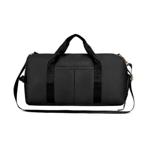 Frauen Sport Sporttasche Reise Trocken Nass Tasche Männer Handtasche Multifunktions Schwimmen Umhängetasche(Black) von LYHYDMA