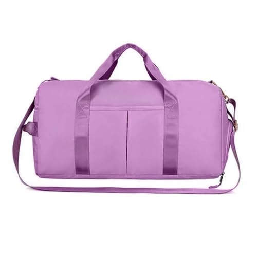 Frauen Sport Sporttasche Reise Trocken Nass Tasche Männer Handtasche Multifunktions Schwimmen Umhängetasche(Purple) von LYHYDMA