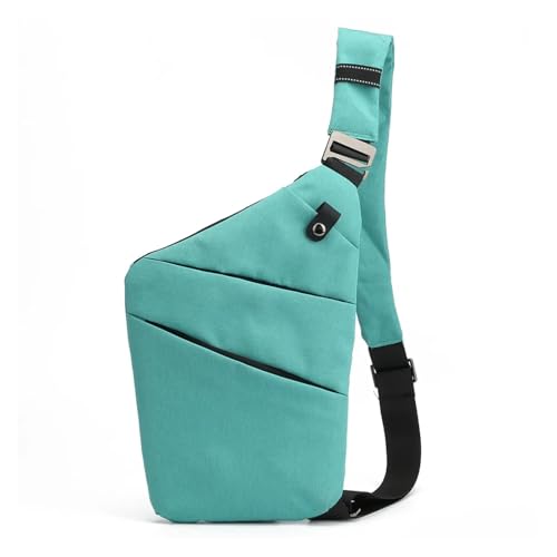 LYHYDMA Brusttasche Reise Persönliche Anti-diebstahl Umhängetasche Mini Cross Body Taschen Männlichen Schulter Sling Tasche Freizeit Anti-Spritzen männer Brust(Blue,Right Shoulder) von LYHYDMA