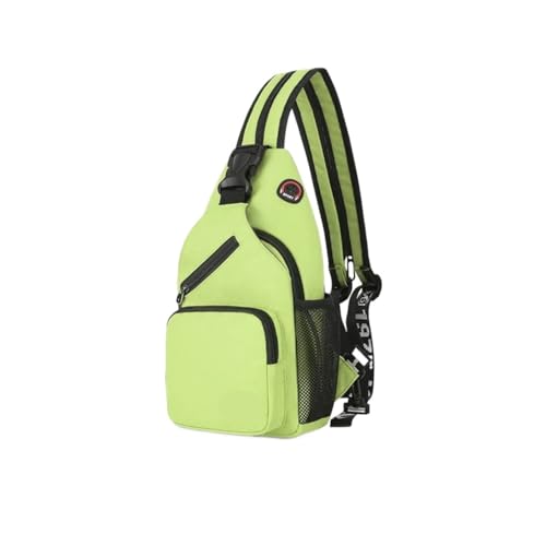 LYHYDMA Brusttasche Umhängetasche Mann Casual Brust Business Männlich Multifunktionale Frauen Rucksack Radfahren Sport Travel Pack(Green) von LYHYDMA