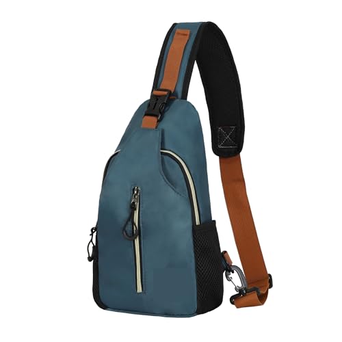 LYHYDMA Brusttasche Verstellbare Brusttasche for Herren, wasserdichte und tragbare Umhängetasche, sehr geeignet for Reisen Outdoor-Sportarten(Blue) von LYHYDMA