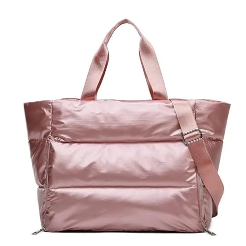 Reisetasche Reisetasche wasserdichte Sport Yoga Tasche Weibliche Gym Fitness Handtaschen Und Geldbörsen Schulter Taschen for Frauen sac de Voyage(Pink) von LYHYDMA