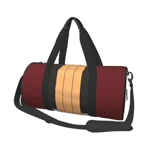 Turnbeutel Sporttasche Herren Wasserdicht Design Handtasche Retro Gepäck Fitnesstasche von LYHYDMA