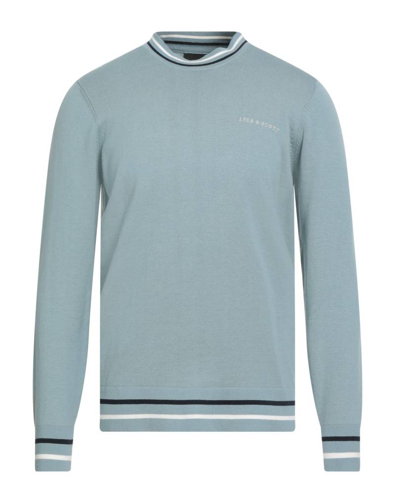 LYLE & SCOTT Pullover Herren Hellblau von LYLE & SCOTT