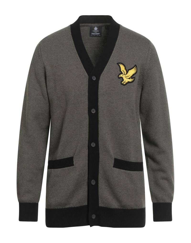 LYLE & SCOTT Strickjacke Herren Grau von LYLE & SCOTT