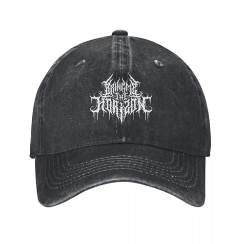 Klassische BMTH Bring Me The Horizons Brutale Baseballkappe Männer Frauen Distressed Denim Kopfbedeckung Outdoor Running Golf Hüte Geschenk von LYLQSSYS