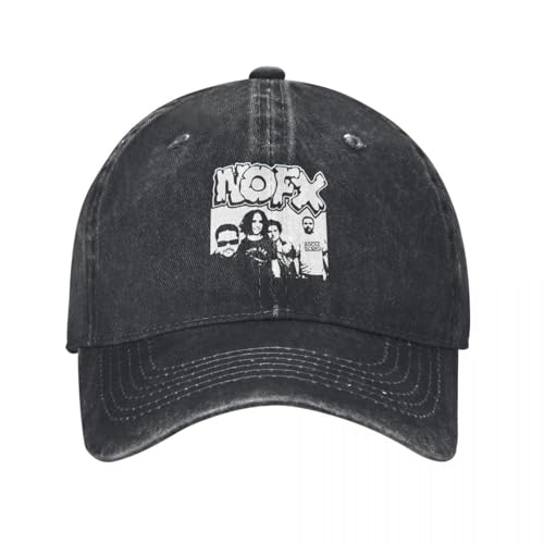 LYLQSSYS Band Member NOFX Baseball Cap Tennis Skate Trucker Hut Unisex Teens Stilvolle sonnensichere Baseball Caps Geschenk von LYLQSSYS