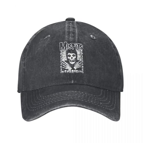 LYLQSSYS Klassisch Die Misfits Baseballkappe Unisex Stil Distressed Washed Sun Cap Schädel Outdoor Sommer Hüte Cap Geschenk LYLQSSYS Klassisch Die Misfits Baseballkappe Unisex Stil Distressed Washed Sun Cap Schädel Outdoor Sommer Hüte Cap Geschenk von LYLQSSYS