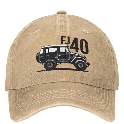 LYLQSSYS Land Cruiser FJ40 Outfits Unisex Baseball Caps Landcruiser FJ 40 Off Road Hüte Cap Classic All Seasons Travel Adjustable Sun Cap Geschenk LYLQSSYS Land Cruiser FJ40 Outfits Unisex Baseball Caps Landcruiser FJ 40 Off Road Hüte Cap Classic All Seasons Travel Adjustable Sun Cap Geschenk von LYLQSSYS