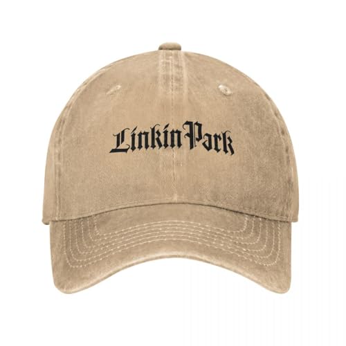 LYLQSSYS Linkin-Parks Baseballkappe Vintage Distressed Washed Kopfbedeckung Unisex Outdoor Sommer Verstellbare Passform Caps Hut Outdoor Geschenke von LYLQSSYS
