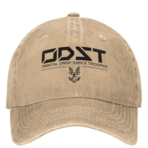 LYLQSSYS ODST H-Halo Baseballkappe Tennis Skate Qualität Trucker Hut Frauen Männer Casual Sonnenschutz Snapback Cap von LYLQSSYS