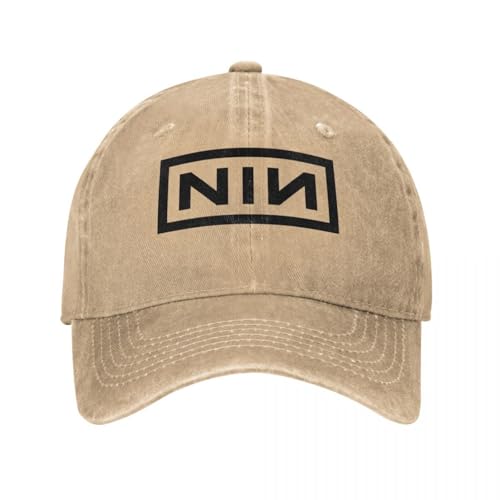 LYLQSSYS Vintage Nine Nails Inch Baseball Caps Unisex Distressed Denim Sun Cap Outdoor Aktivitäten Hüte Cap Geschenk von LYLQSSYS