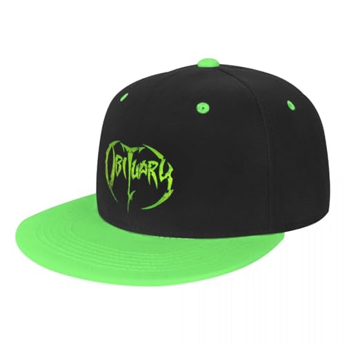 Nachruf Band Death Metal Baseball Hüte Unisex Heavy Metal Snapback Cap Hip Hop Schiebermütze Outdoor Geschenk von LYLQSSYS