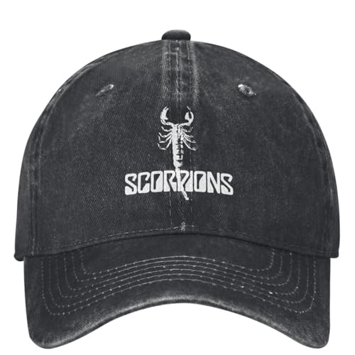 Scorpions Baseball Cap Heavy Metal Rock Band Paar Sonnenschutz Hip Hop Papa Hüte Sommer Street Style Jagd Baseball Caps Geschenk von LYLQSSYS