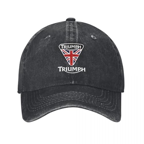 T-Triumphs Motorrad Motor Distressed Gewaschene Casquette Baseballmützen Männer Frauen CustomizedCowboy Sommer Hüte Geschenk von LYLQSSYS