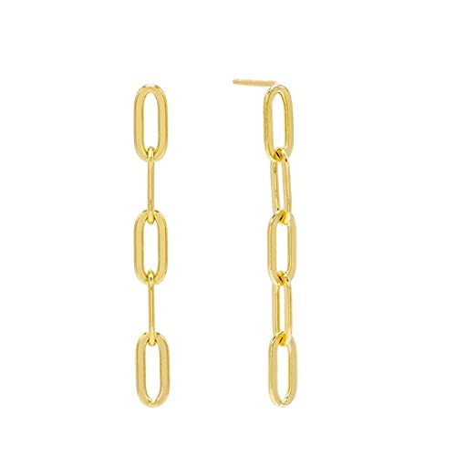 40Mm Länge Papier Clip Chain Drop Ohrringe für Frauen Piercing Ohrringe Schmuck Pendientes, LYLSSSDH, E3 ist 40Mm Länge Papier Clip Chain Drop Ohrringe für Frauen Piercing Ohrringe Schmuck Pendientes, LYLSSSDH, E3 ist von LYLSSSDH