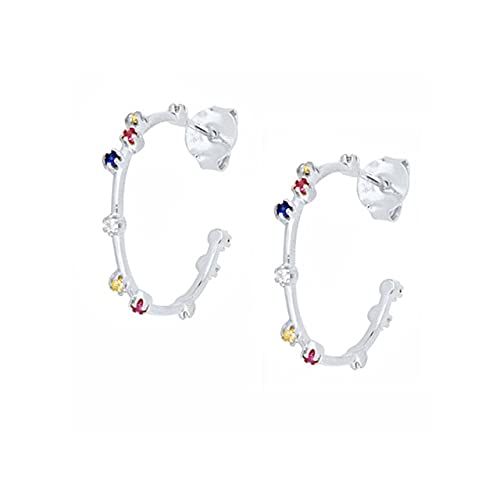 Bunte Zirkon Ohrringe Stud Ohrring für Frauen Piercing Ohrringe Schmuck Pendientes, LYLSSSDH, E10 ist von LYLSSSDH