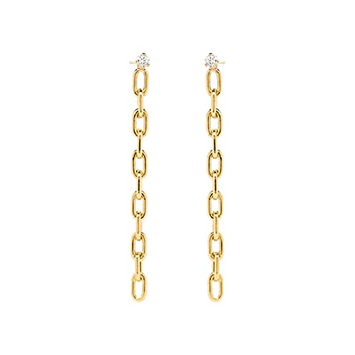 Paper Clip Chain Stud Ohrringe für Frauen Piercing Ohrring Schmuck, LYLSSSDH, E7 ist von LYLSSSDH