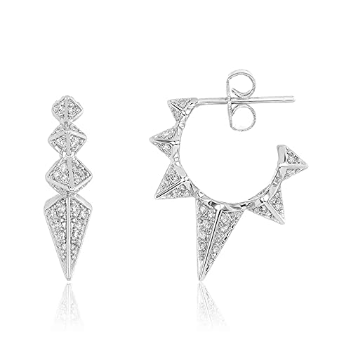 Punk Diamant Zirkon Stud Ohrringe für Frauen Piercing Ohrringe Schmuck Pendientes, LYLSSSDH, E2 ist von LYLSSSDH