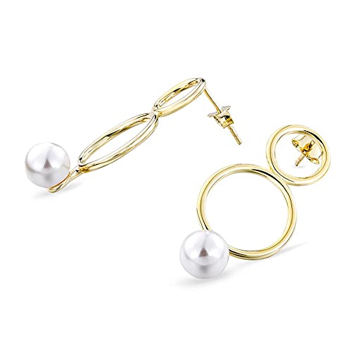 Schmuck Yellow Drop Ohrringe für Frauen Shell Beads Ohrringe Party 925 Fine Jewelry, LYLSSSDH von LYLSSSDH