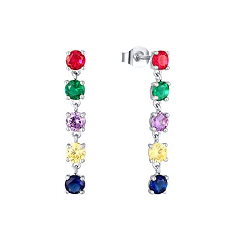 Zircon Cross Stud Ohrringe für Frauen Piercing Kette Ohrring Ear Buckle Jewelry Pendientes, LYLSSSDH, E8 ist von LYLSSSDH