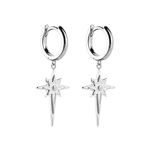 Zirkon Hoop Ohrringe für Frauen Runde Piercing Ohrring Schmuck 925 Pendientes, LYLSSSDH, E2 ist von LYLSSSDH