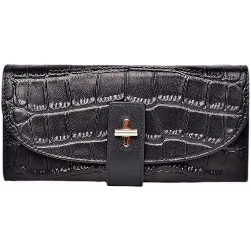 LYLXSF Damen Krokodilmuster Leder Brieftaschen Modetaschen Lange Geldbörsen Ms und WOMs Kupplungsbeutel LYLXSF Damen Krokodilmuster Leder Brieftaschen Modetaschen Lange Geldbörsen Ms und WOMs Kupplungsbeutel von LYLXSF