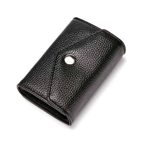 LYLXSF Halter Geldbörse Damen Geldbörse Geldscheinklammer Geldbörse Damentasche Geldbörse für Frau Schwarz von LYLXSF