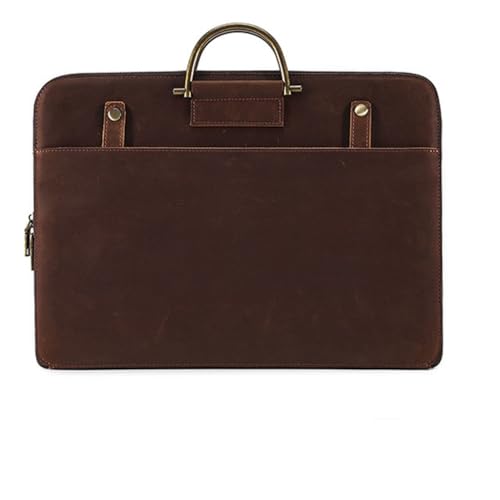 LYLXSF Handtasche Crazy Horse Skin Herren Business Handtasche 17 Zoll echtes Leder Multifunktionaler Computertasche LYLXSF Handtasche Crazy Horse Skin Herren Business Handtasche 17 Zoll echtes Leder Multifunktionaler Computertasche von LYLXSF