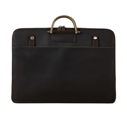 LYLXSF Handtasche Crazy Horse Skin Herren Business Handtasche 17 Zoll echtes Leder Multifunktionaler Computertasche LYLXSF Handtasche Crazy Horse Skin Herren Business Handtasche 17 Zoll echtes Leder Multifunktionaler Computertasche von LYLXSF
