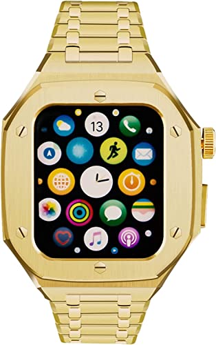 LYLXSF Stoßstangen -Watch -Band aus Edelstahl , für 45mm 44 mm, Männer Mod Kit integrierter Stoßdämpfer und Hülle , für die IWatch -Serie 8 7 6 5 4 Se LYLXSF Stoßstangen -Watch -Band aus Edelstahl , für 45mm 44 mm, Männer Mod Kit integrierter Stoßdämpfer und Hülle , für die IWatch -Serie 8 7 6 5 4 Se von LYLXSF