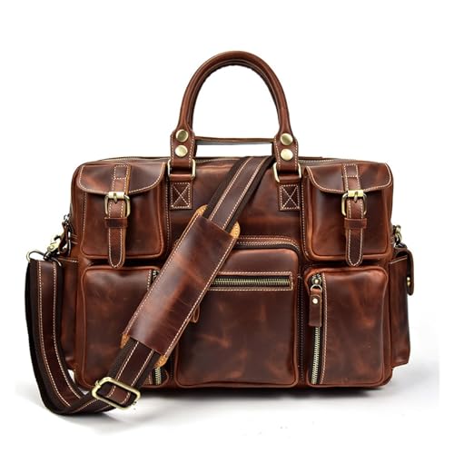 LYLXSF Vintage Herren -Dokument Leder große Kapazität Tasche Schulter -Crossbody -Tasche Arbeit PUSS COMPUTE COMPUTER BAG LYLXSF Vintage Herren -Dokument Leder große Kapazität Tasche Schulter -Crossbody -Tasche Arbeit PUSS COMPUTE COMPUTER BAG von LYLXSF