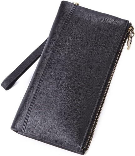 LYLXSF Wallet M's Clutch-Tasche mit großem Fassungsvermögen, Retro-Business-Casual-Clutch, Multi-Card-Wallet-Geldbörse (Farbe: D, Größe: 21 x 11 x 3 cm) von LYLXSF