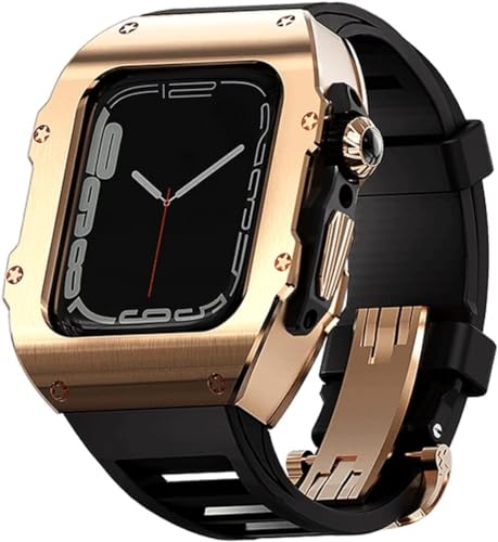 RM -Stil Edelstahl Uhr Watch Hülle Fluor Gummi -Gurt für Ultra 49 mm, Titanium -Schock -Proof -Lünde -Übungsband, für IWatch 8 49mm Frauen- und Herren -Uhrenband RM -Stil Edelstahl Uhr Watch Hülle Fluor Gummi -Gurt für Ultra 49 mm, Titanium -Schock -Proof -Lünde -Übungsband, für IWatch 8 49mm Frauen- und Herren -Uhrenband von LYLXSF