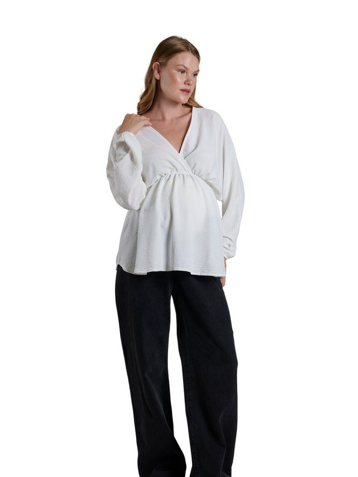 LYNMAMA Umstandsbluse Chice Damenbluse - Stilvolles Oberteil von LYNMAMA