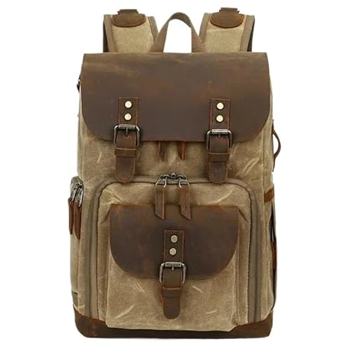 Canvas-Rucksack Herren Vintage Trekking-Rucksack Klassischer Rucksack aus gewachstem Canvas Kleiner Rucksack for Männer Stilvoller Canvas-Rucksack Robuster Rucksack for die Schule Outdoor-Canvas-Rucks Canvas-Rucksack Herren Vintage Trekking-Rucksack Klassischer Rucksack aus gewachstem Canvas Kleiner Rucksack for Männer Stilvoller Canvas-Rucksack Robuster Rucksack for die Schule Outdoor-Canvas-Rucks von LYP-DEINEOMGS