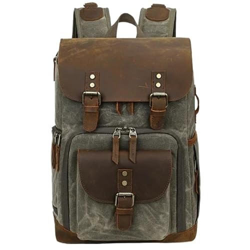 Canvas-Rucksack Herren Vintage Trekking-Rucksack Klassischer Rucksack aus gewachstem Canvas Kleiner Rucksack for Männer Stilvoller Canvas-Rucksack Robuster Rucksack for die Schule Outdoor-Canvas-Rucks Canvas-Rucksack Herren Vintage Trekking-Rucksack Klassischer Rucksack aus gewachstem Canvas Kleiner Rucksack for Männer Stilvoller Canvas-Rucksack Robuster Rucksack for die Schule Outdoor-Canvas-Rucks von LYP-DEINEOMGS