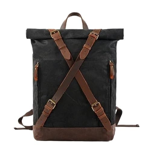 Canvas-Rucksack Herren Vintage Trekking-Rucksack Klassischer Rucksack aus gewachstem Canvas Kleiner Rucksack for Männer Stilvoller Canvas-Rucksack Robuster Rucksack for die Schule Outdoor-Canvas-Rucks Canvas-Rucksack Herren Vintage Trekking-Rucksack Klassischer Rucksack aus gewachstem Canvas Kleiner Rucksack for Männer Stilvoller Canvas-Rucksack Robuster Rucksack for die Schule Outdoor-Canvas-Rucks von LYP-DEINEOMGS