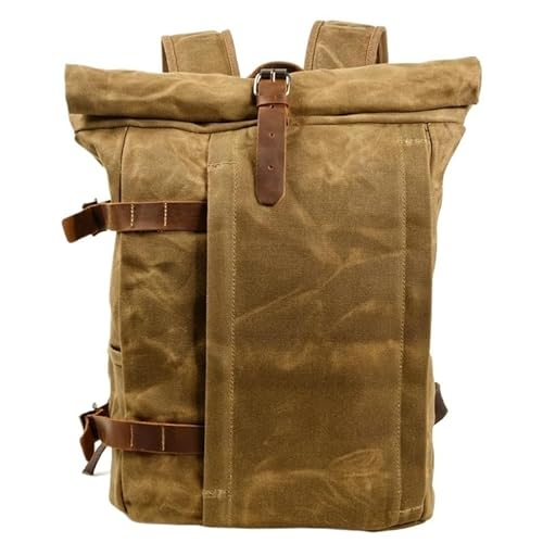 Canvas-Rucksack Herren Vintage Trekking-Rucksack Klassischer Rucksack aus gewachstem Canvas Kleiner Rucksack for Männer Stilvoller Canvas-Rucksack Robuster Rucksack for die Schule Outdoor-Canvas-Rucks Canvas-Rucksack Herren Vintage Trekking-Rucksack Klassischer Rucksack aus gewachstem Canvas Kleiner Rucksack for Männer Stilvoller Canvas-Rucksack Robuster Rucksack for die Schule Outdoor-Canvas-Rucks von LYP-DEINEOMGS