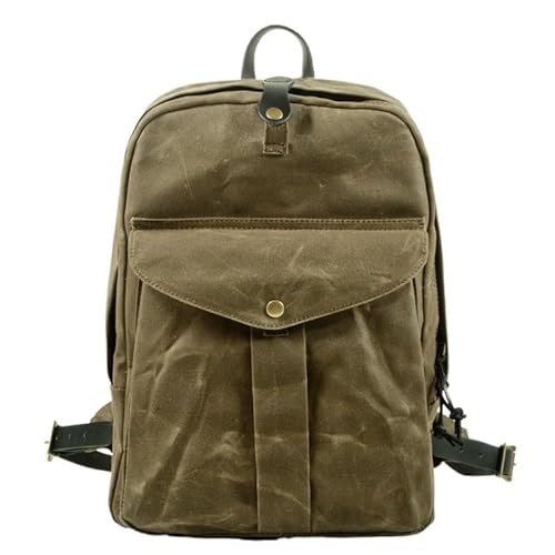 Canvas-Rucksack Herren Vintage Trekking-Rucksack Klassischer Rucksack aus gewachstem Canvas Kleiner Rucksack for Männer Stilvoller Canvas-Rucksack Robuster Rucksack for die Schule Outdoor-Canvas-Rucks Canvas-Rucksack Herren Vintage Trekking-Rucksack Klassischer Rucksack aus gewachstem Canvas Kleiner Rucksack for Männer Stilvoller Canvas-Rucksack Robuster Rucksack for die Schule Outdoor-Canvas-Rucks von LYP-DEINEOMGS