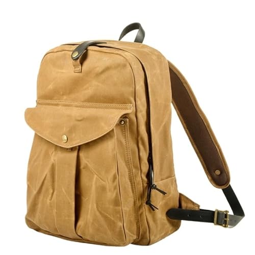 Canvas-Rucksack Herren Vintage Trekking-Rucksack Klassischer Rucksack aus gewachstem Canvas Kleiner Rucksack for Männer Stilvoller Canvas-Rucksack Robuster Rucksack for die Schule Outdoor-Canvas-Rucks Canvas-Rucksack Herren Vintage Trekking-Rucksack Klassischer Rucksack aus gewachstem Canvas Kleiner Rucksack for Männer Stilvoller Canvas-Rucksack Robuster Rucksack for die Schule Outdoor-Canvas-Rucks von LYP-DEINEOMGS