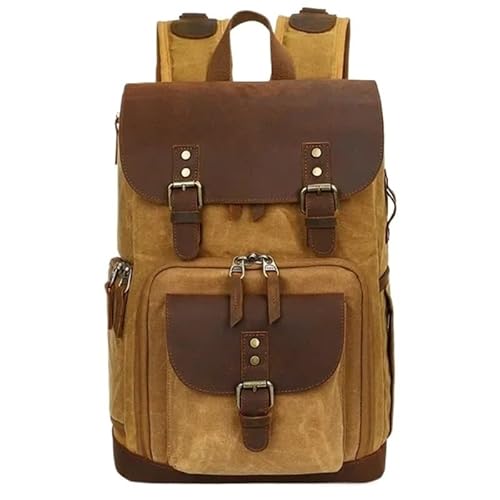 Canvas-Rucksack Herren Vintage Trekking-Rucksack Klassischer Rucksack aus gewachstem Canvas Kleiner Rucksack for Männer Stilvoller Canvas-Rucksack Robuster Rucksack for die Schule Outdoor-Canvas-Rucks Canvas-Rucksack Herren Vintage Trekking-Rucksack Klassischer Rucksack aus gewachstem Canvas Kleiner Rucksack for Männer Stilvoller Canvas-Rucksack Robuster Rucksack for die Schule Outdoor-Canvas-Rucks von LYP-DEINEOMGS