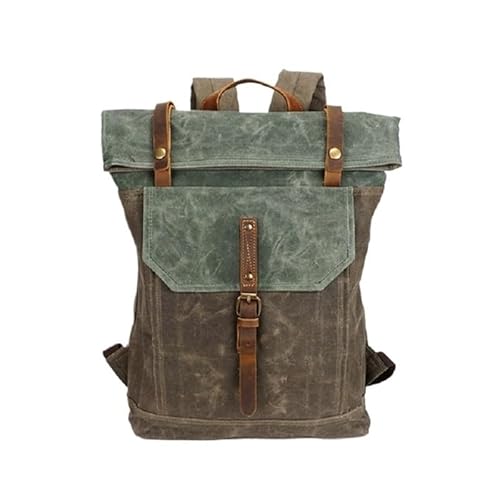 Canvas-Rucksack Herren Vintage Trekking-Rucksack Klassischer Rucksack aus gewachstem Canvas Kleiner Rucksack for Männer Stilvoller Canvas-Rucksack Robuster Rucksack for die Schule Outdoor-Canvas-Rucks Canvas-Rucksack Herren Vintage Trekking-Rucksack Klassischer Rucksack aus gewachstem Canvas Kleiner Rucksack for Männer Stilvoller Canvas-Rucksack Robuster Rucksack for die Schule Outdoor-Canvas-Rucks von LYP-DEINEOMGS