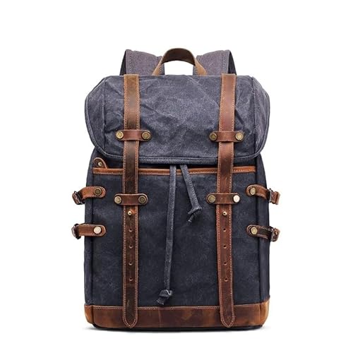 Canvas-Rucksack Herren Vintage Trekking-Rucksack Klassischer Rucksack aus gewachstem Canvas Kleiner Rucksack for Männer Stilvoller Canvas-Rucksack Robuster Rucksack for die Schule Outdoor-Canvas-Rucks Canvas-Rucksack Herren Vintage Trekking-Rucksack Klassischer Rucksack aus gewachstem Canvas Kleiner Rucksack for Männer Stilvoller Canvas-Rucksack Robuster Rucksack for die Schule Outdoor-Canvas-Rucks von LYP-DEINEOMGS