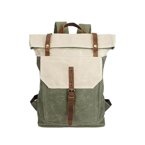 Canvas-Rucksack Herren Vintage Trekking-Rucksack Klassischer Rucksack aus gewachstem Canvas Kleiner Rucksack for Männer Stilvoller Canvas-Rucksack Robuster Rucksack for die Schule Outdoor-Canvas-Rucks Canvas-Rucksack Herren Vintage Trekking-Rucksack Klassischer Rucksack aus gewachstem Canvas Kleiner Rucksack for Männer Stilvoller Canvas-Rucksack Robuster Rucksack for die Schule Outdoor-Canvas-Rucks von LYP-DEINEOMGS