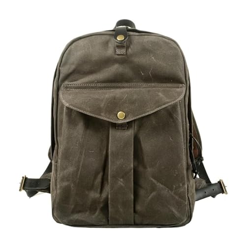 Canvas-Rucksack Herren Vintage Trekking-Rucksack Klassischer Rucksack aus gewachstem Canvas Kleiner Rucksack for Männer Stilvoller Canvas-Rucksack Robuster Rucksack for die Schule Outdoor-Canvas-Rucks Canvas-Rucksack Herren Vintage Trekking-Rucksack Klassischer Rucksack aus gewachstem Canvas Kleiner Rucksack for Männer Stilvoller Canvas-Rucksack Robuster Rucksack for die Schule Outdoor-Canvas-Rucks von LYP-DEINEOMGS