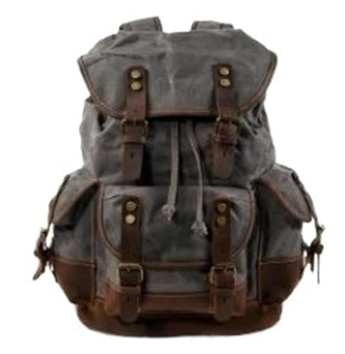 Canvas-Rucksack Herren Vintage Trekking-Rucksack Klassischer Rucksack aus gewachstem Canvas Kleiner Rucksack for Männer Stilvoller Canvas-Rucksack Robuster Rucksack for die Schule Outdoor-Canvas-Rucks Canvas-Rucksack Herren Vintage Trekking-Rucksack Klassischer Rucksack aus gewachstem Canvas Kleiner Rucksack for Männer Stilvoller Canvas-Rucksack Robuster Rucksack for die Schule Outdoor-Canvas-Rucks von LYP-DEINEOMGS