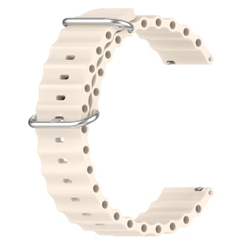 LYSMVIVI 22 mm Sportuhrband mit Schnellverschluss für Herren und Damen, weiches Silikon, schweißfest, atmungsaktiv, 22 mm Uhrenarmband für Damen und Herren LYSMVIVI 22 mm Sportuhrband mit Schnellverschluss für Herren und Damen, weiches Silikon, schweißfest, atmungsaktiv, 22 mm Uhrenarmband für Damen und Herren von LYSMVIVI
